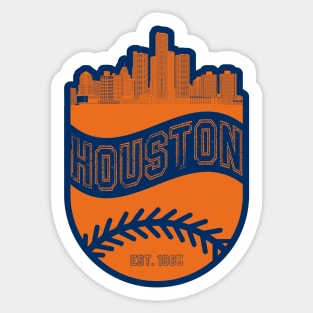 Houston Baseball 02 Sticker